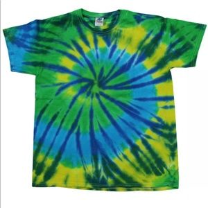 Colortone Kids Tie Dye TShirts,M(10/12),100%Cotton